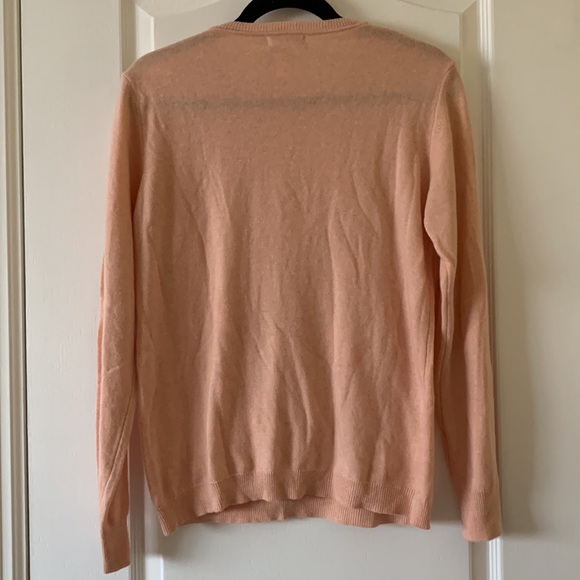 NWT Bartolini by benedetta cashmere blend peach sweater size large - Picture 4 of 5